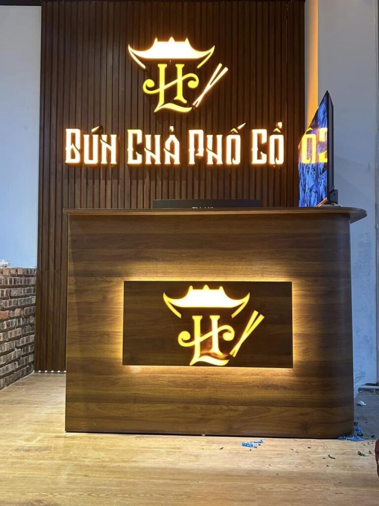 Biển Hiệu Alu Chữ Nổi Cao Cấp