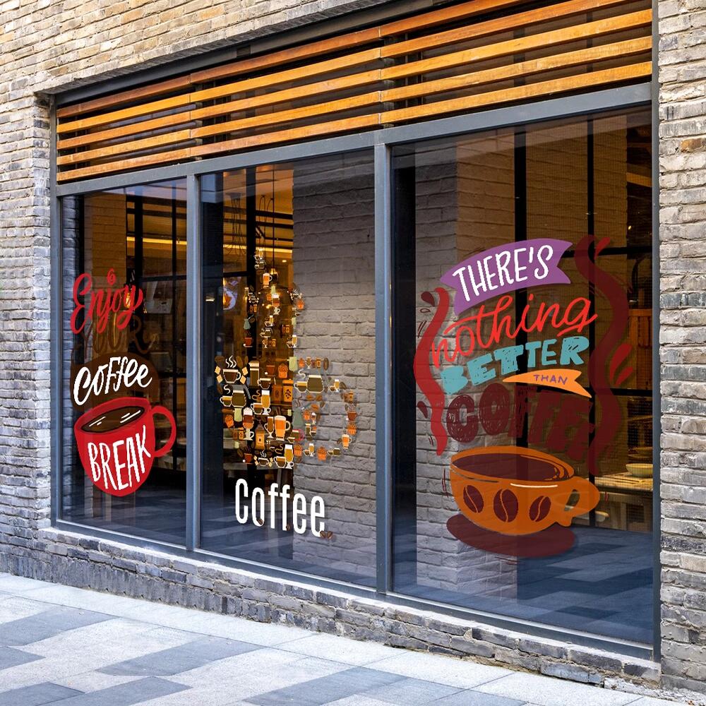 Bí Quyết Tăng 2 Lần Lượng Khách Với Decal Dán Cửa Quán Cafe
