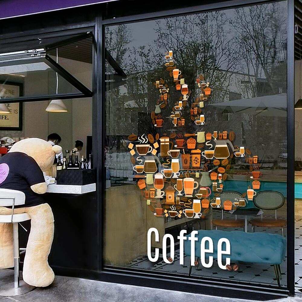 Bí Quyết Tăng 2 Lần Lượng Khách Với Decal Dán Cửa Quán Cafe